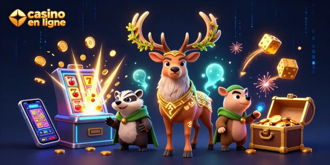 Gagnez avec des machines à sous et des jackpots dans ce casino en ligne coloré et dynamique.