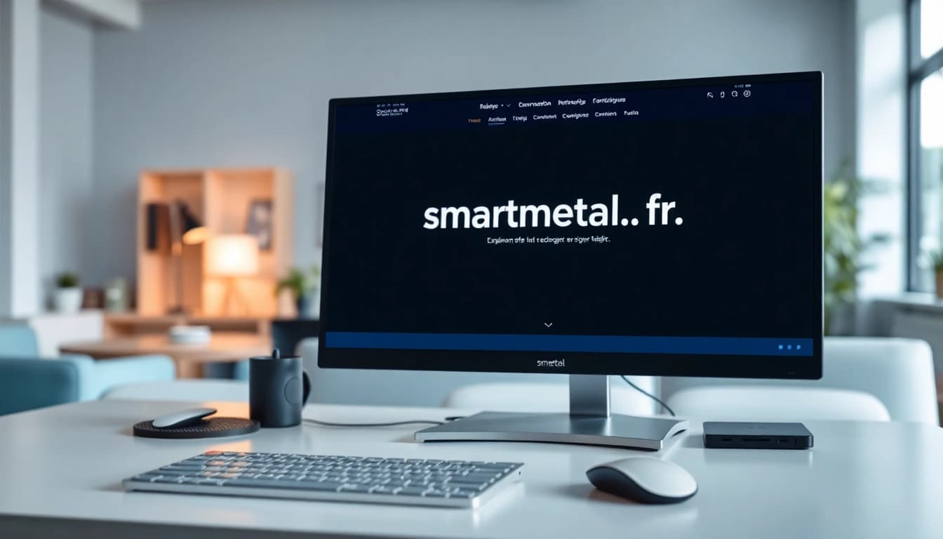 Visitez smartmetal-fontainebleau.fr pour découvrir un espace de bureau moderne et technologique.