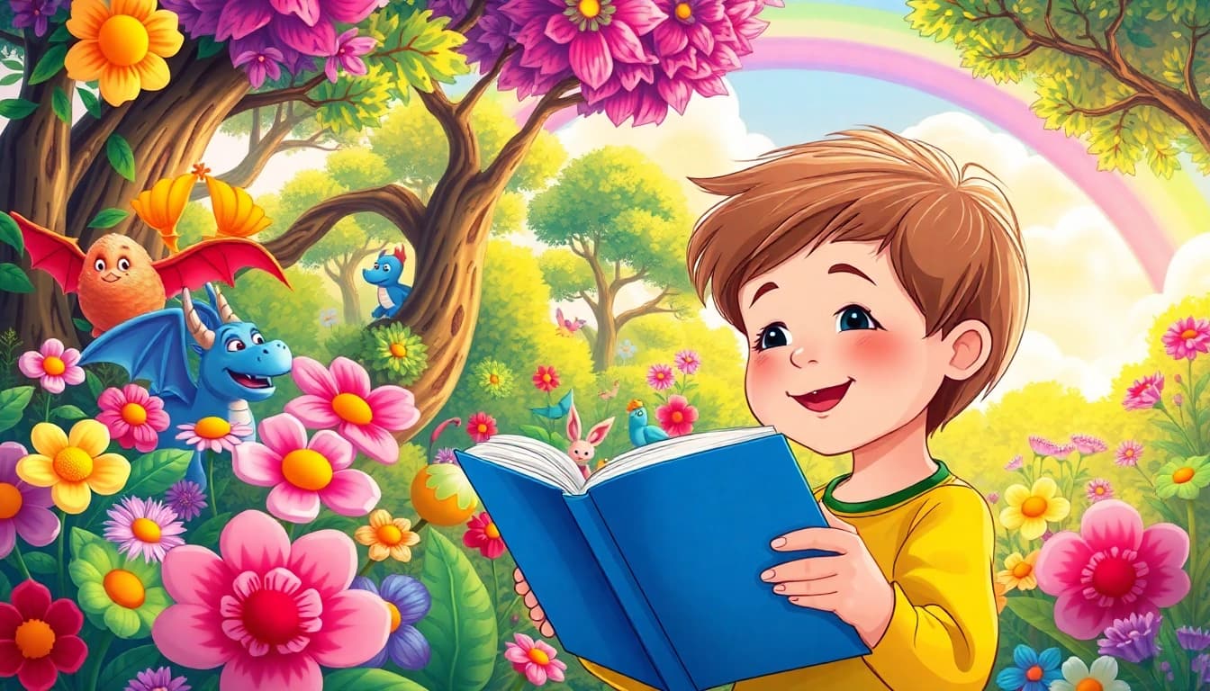 Children engaging with imaginative stories at https://csduncanbooks.com surrounded by vibrant adventure elements.