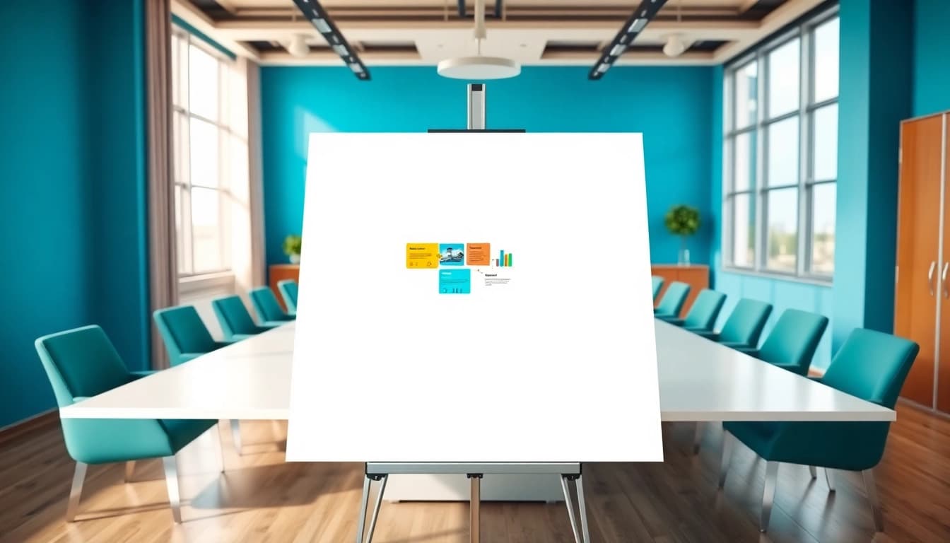 Utilisez chevaletdeconference.fr pour vos réunions avec un chevalet de conférence moderne et professionnel.