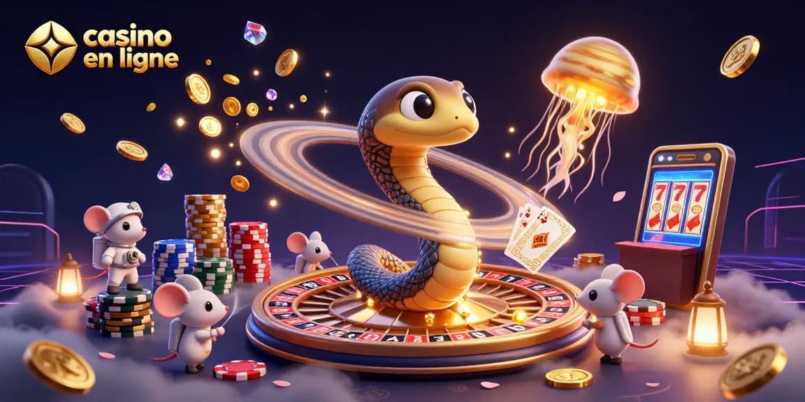 Placer des paris sur le casino en ligne avec des astronautes, des jetons colorés et des gains fantastiques.