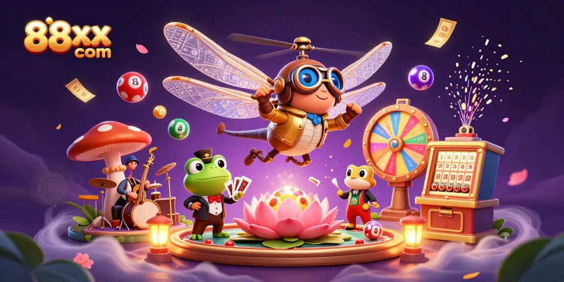 Engage in luxurious gaming escapades at 88xx com with lively dragonfly pilots and jazzing croupiers.