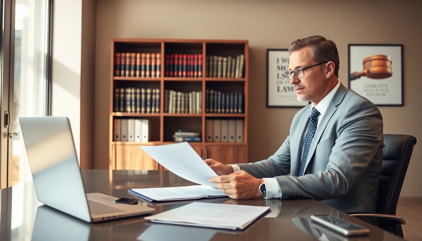 Consultation with an Orlando Personal Injury Lawyer in a warm, professional office setting