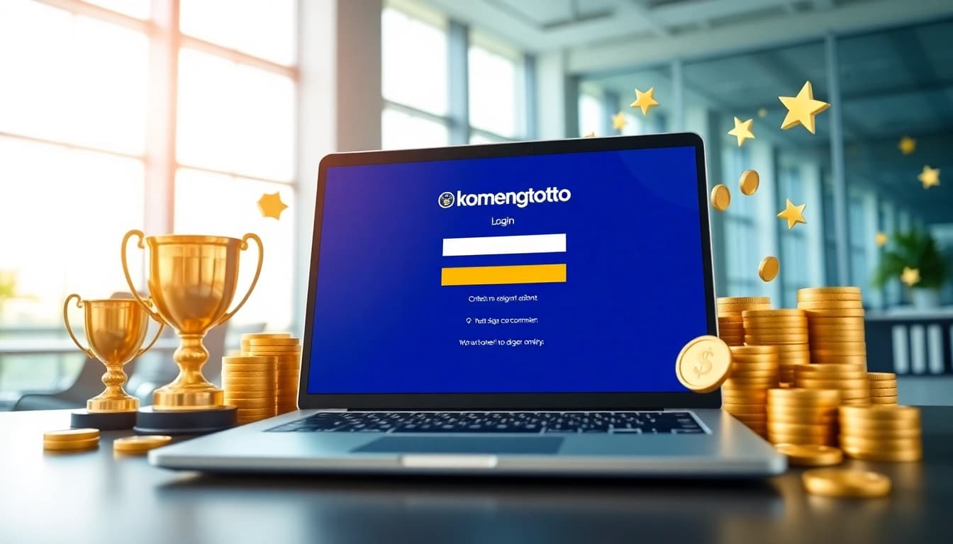 Login di komengtoto dengan tampilan profesional yang menarik dan sukses.