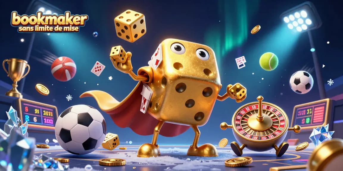 Pariez avec un bookmaker sans limite de mise pour maximiser vos gains grâce à des mises exceptionnelles.