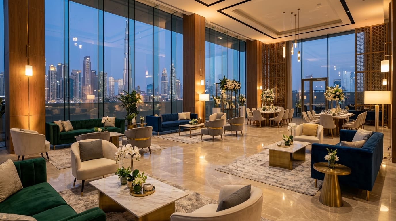 Best Furniture rental event Services in Dubai | Athoor Rentals