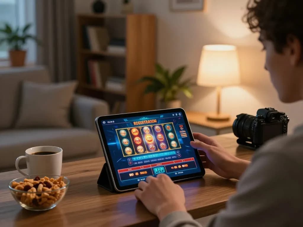 Engage in casino gratis senza registrazione while enjoying an online gaming experience at home.