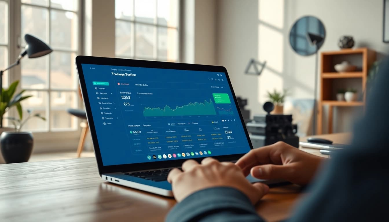 Explore the innovative Backpack crypto exchange interface on a sleek laptop to manage digital assets.