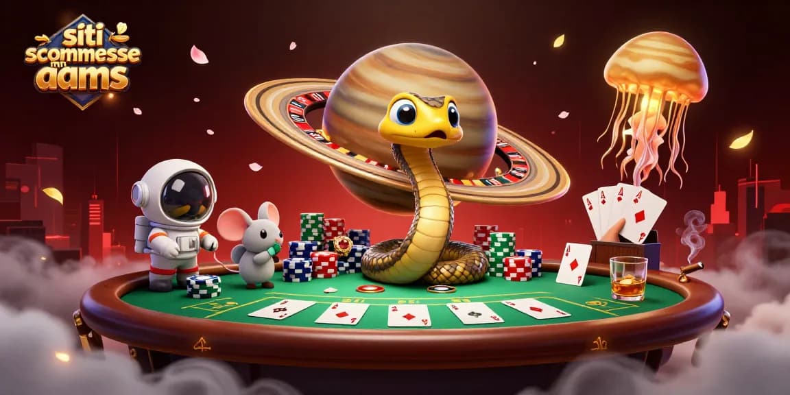 Scopri i siti scommesse non AAMS con affascinanti quote e opportunità in un'illustrazione vivace.