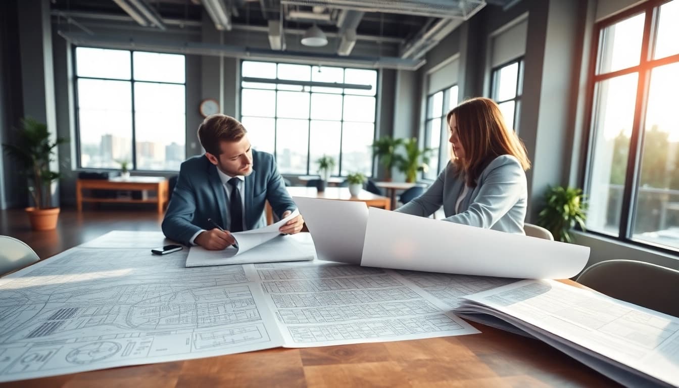 Evaluate town planning strategies with https://2020group.co.za professionals in a focused office environment.