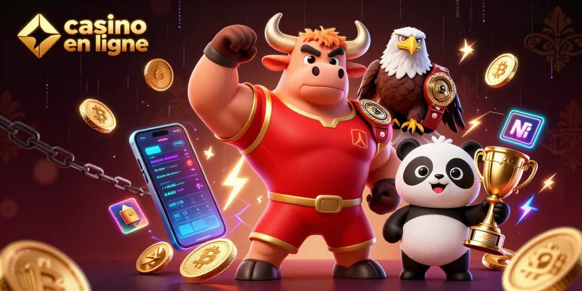 Jouez au casino en ligne avec des personnages colorés et des éléments de jeu captivants.