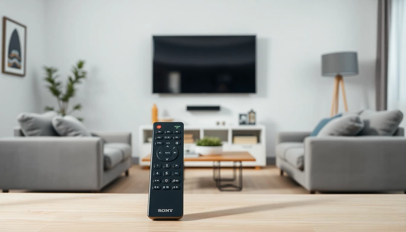 Verwenden Sie die Original Fernbedienung Sony, um Ihren Fernseher komfortabel zu steuern.