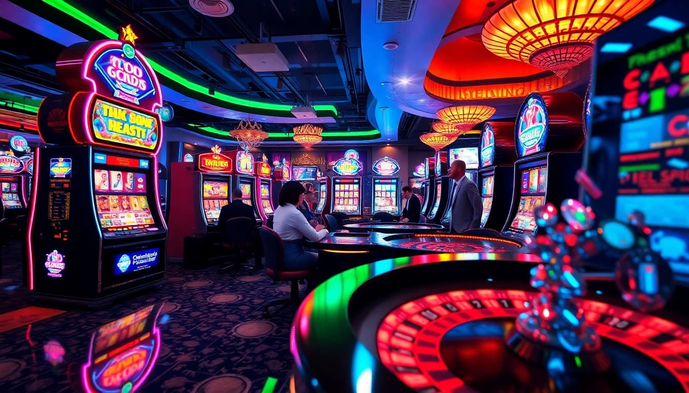 Menangkan besar di kasino dengan bbni4d saat menikmati mesin slot dan meja roulette.