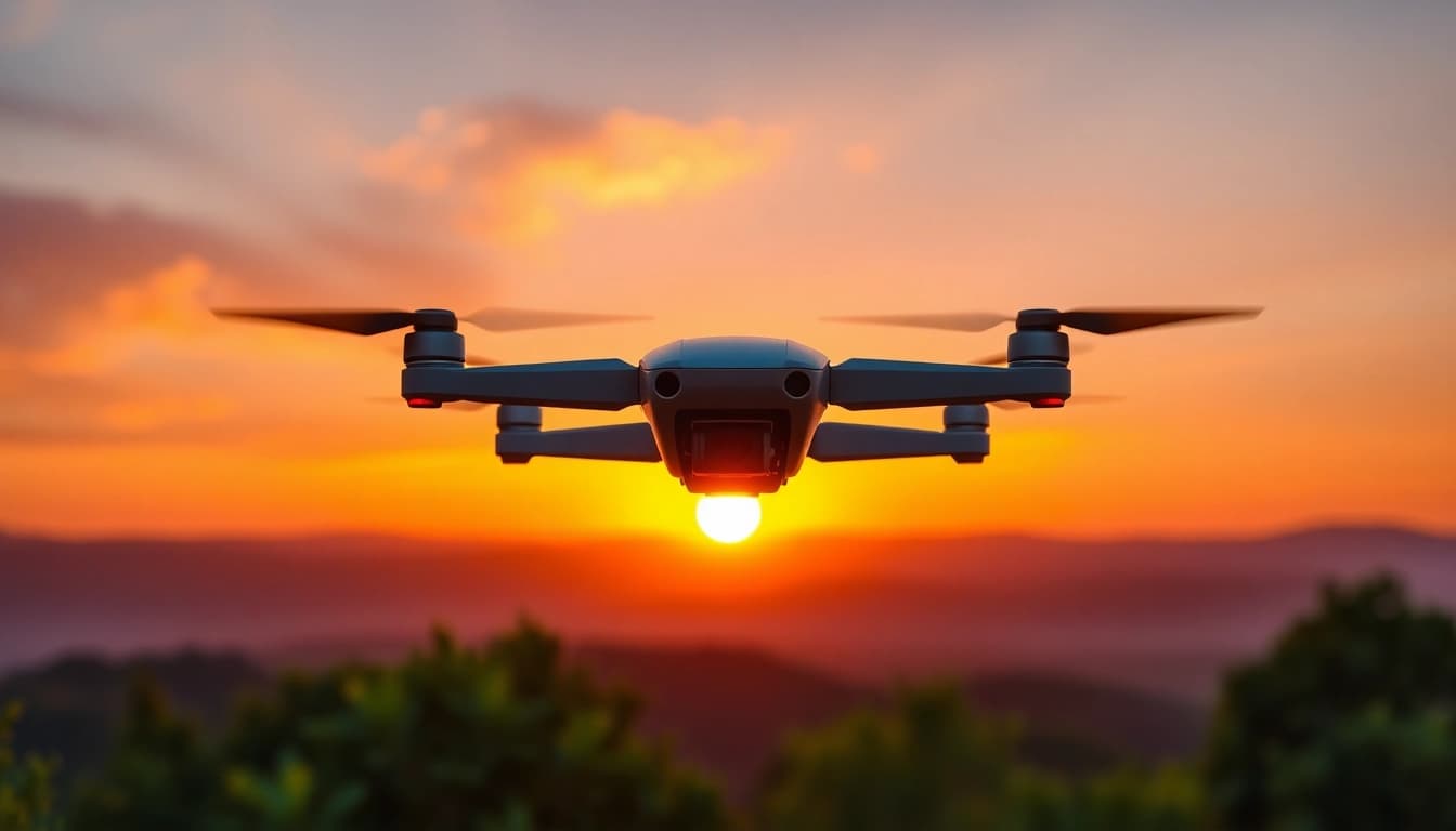 Capture the insta360 antigravity a1 drone soaring above stunning landscapes, highlighting its 360-degree capabilities.