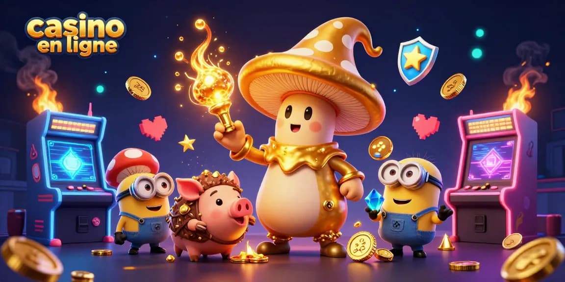 Profitez des jeux captivants sur le casino en ligne avec un magicien et ses précieux trésors.