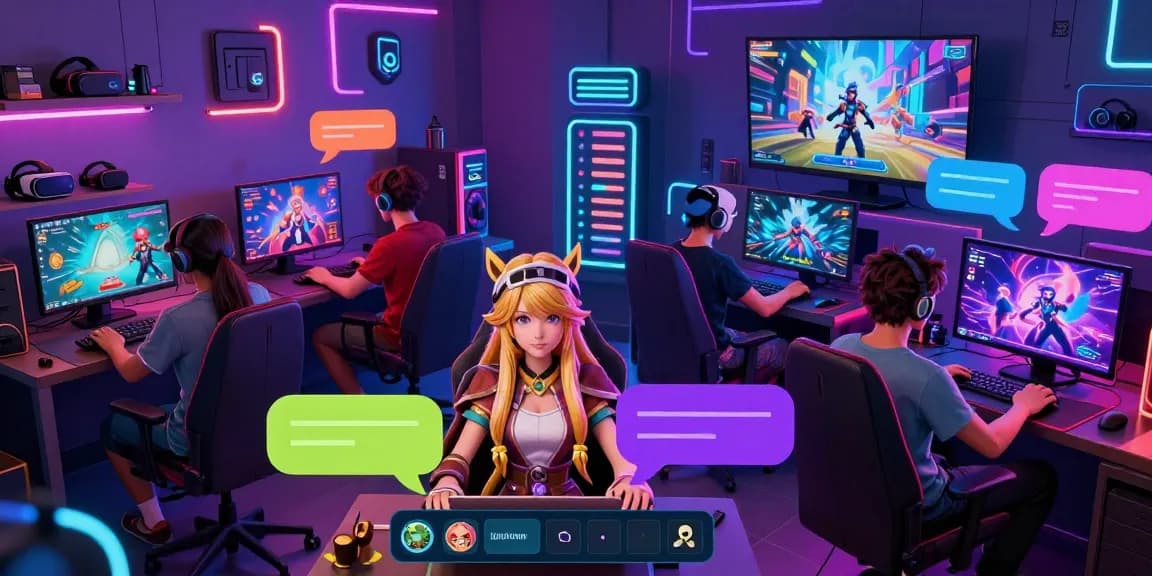 Exciting animated scene of characters in engaging html porn games, showcasing diverse styles and vibrant gaming atmosphere.