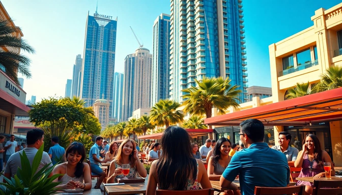Citylifedubai.com illustrates vibrant outdoor lifestyle in Dubai's dynamic urban environment.