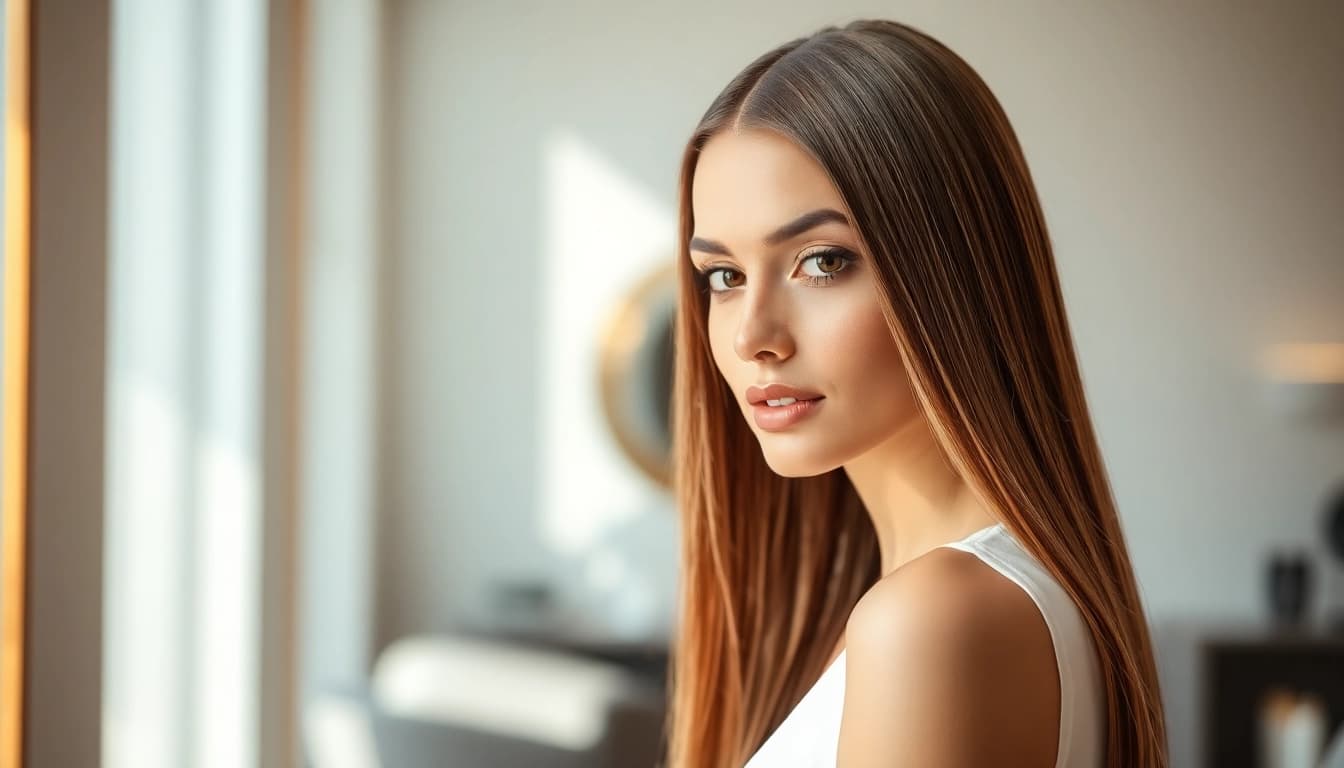 Transform your look with invisi edge clip in hair extensions that blend seamlessly for a natural appearance.