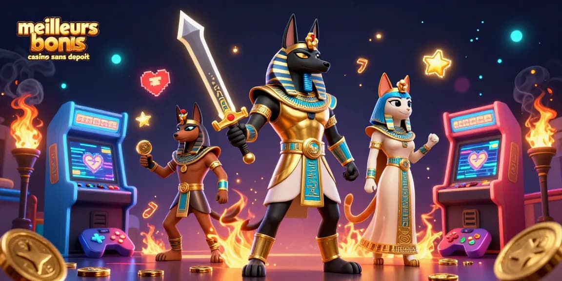 Profitez des meilleurs bonus casino sans dépôt avec des personnages animés ajoutant de l'excitation au jeu.