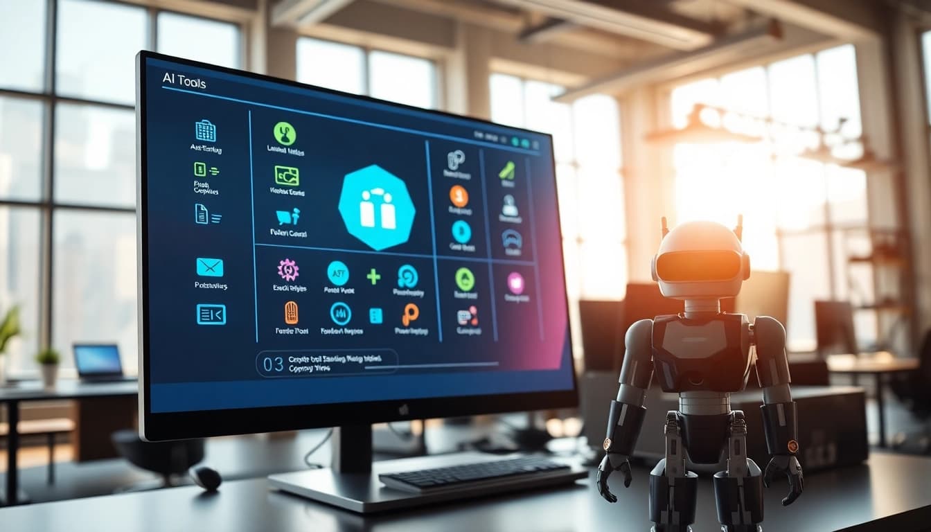 Explore the advanced features of AI tools at https://best-ai-tools.org with a modern tech workspace.