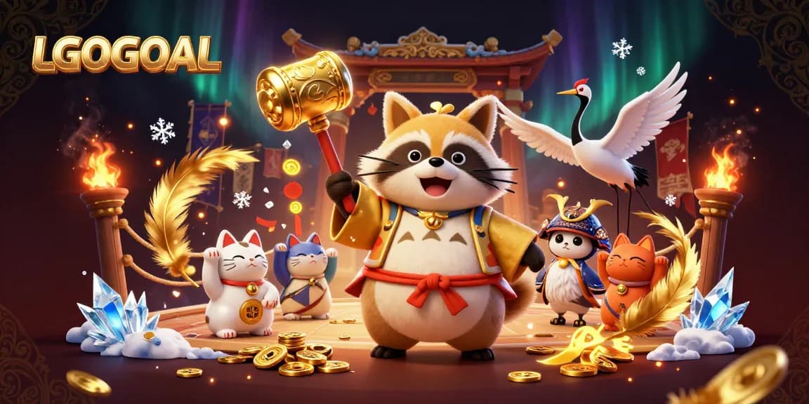 Engage in thrilling gameplay with LGOGOAL's vibrant characters, embodying the essence of online gaming.