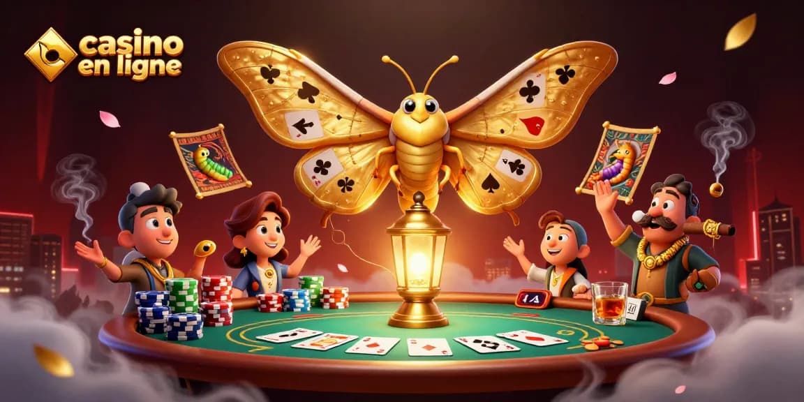 Découvrez le monde fascinant des casinos en ligne avec cette illustration riche en détails captivants.