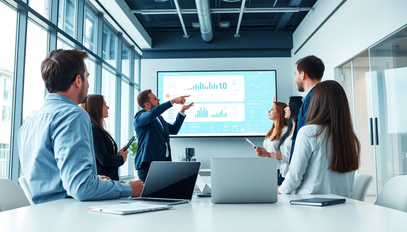 Optimize IT operations through Managed Services collaboration in a modern workspace.