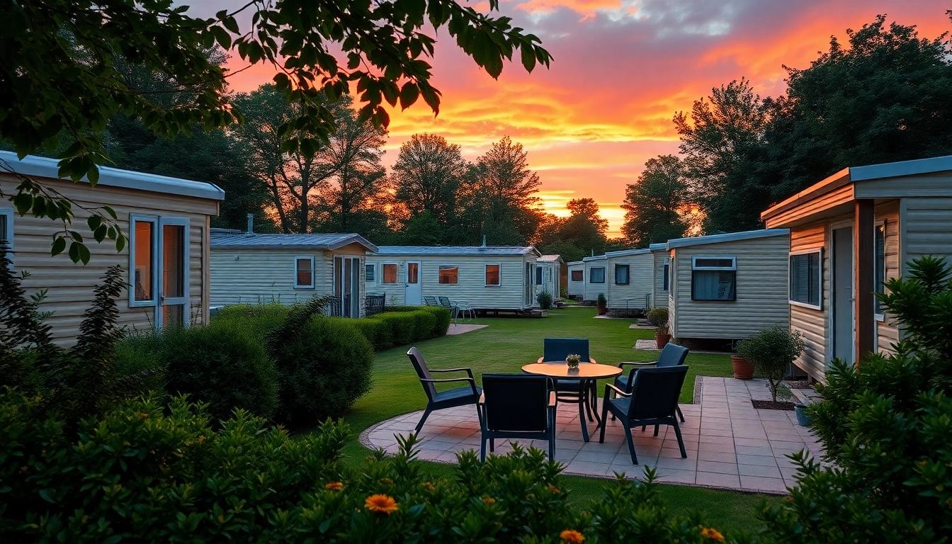 Experience scenic Static Caravans surrounded by nature, perfect for a tranquil getaway.