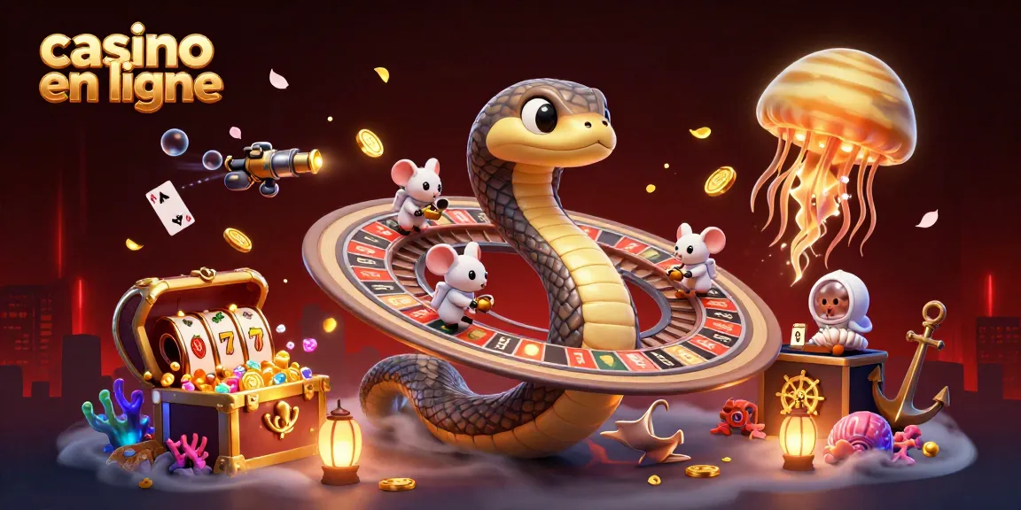 Placer des paris sur la roulette dans un casino en ligne avec des astronautes et un serpent.