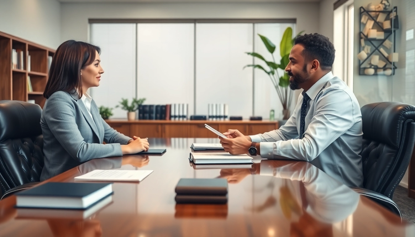 Consultation with a lawyer at https://www.aafloridalawyer.com showcasing professionalism and engagement.