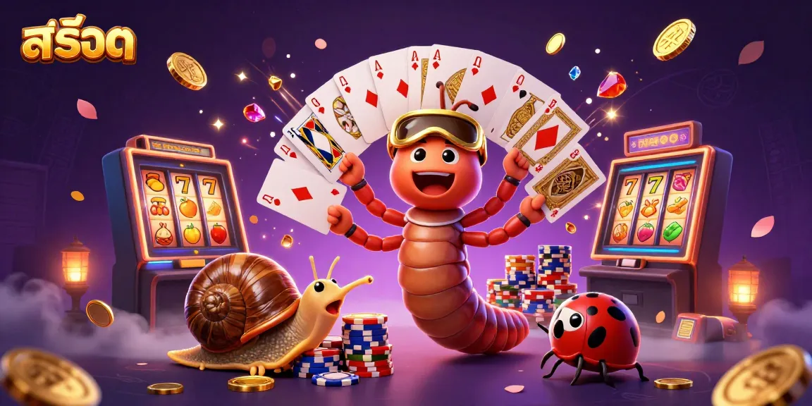Experience exciting สล็อต action with a millipede dealer and high-roller snail amid wealth.