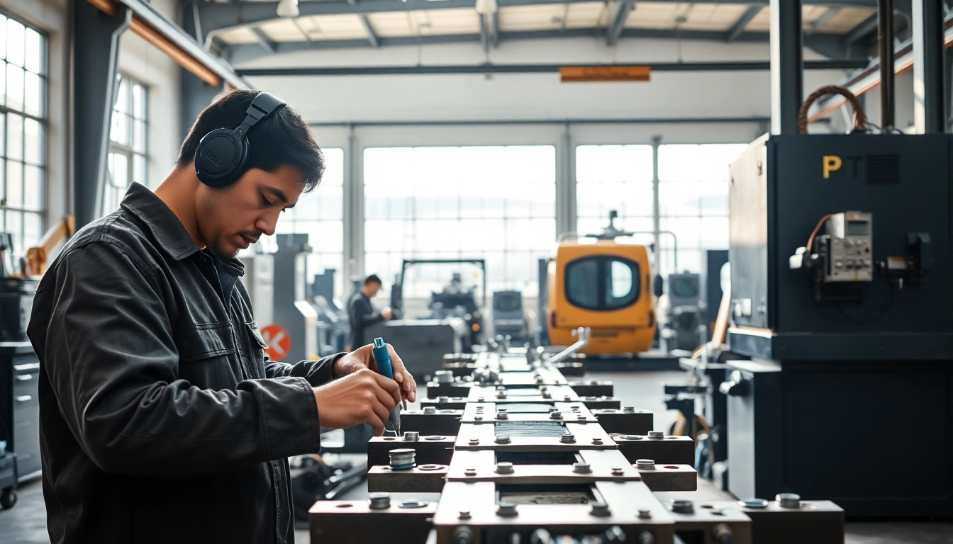 Workers engaged in industrial fabrication in Edmonton, showcasing craftsmanship and high-quality equipment.
