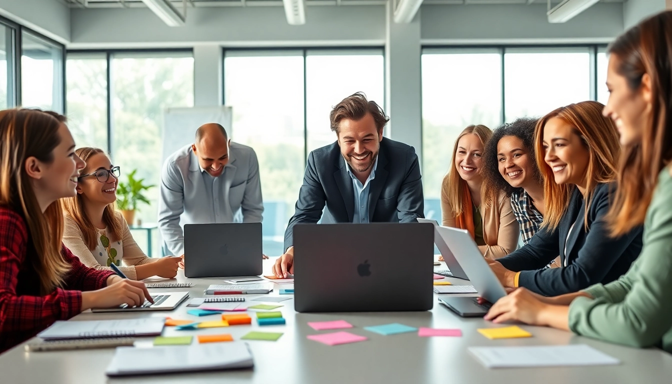 Ontdek samenwerkende professionals op https://nugevonden.nl in een moderne kantooromgeving.