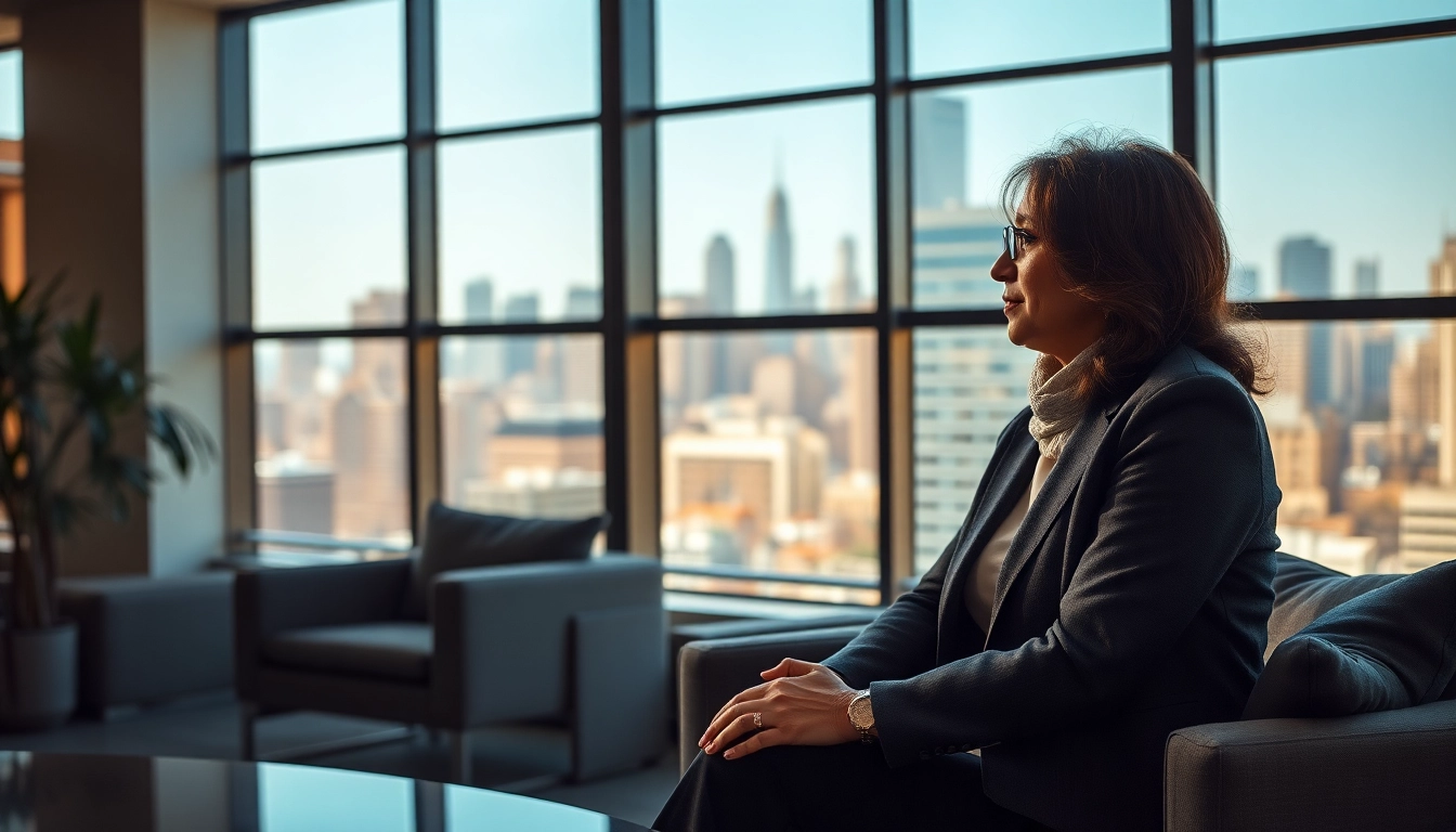Consultation with a New York City Personal Injury Lawyer showcasing dedication and professionalism in a contemporary office.