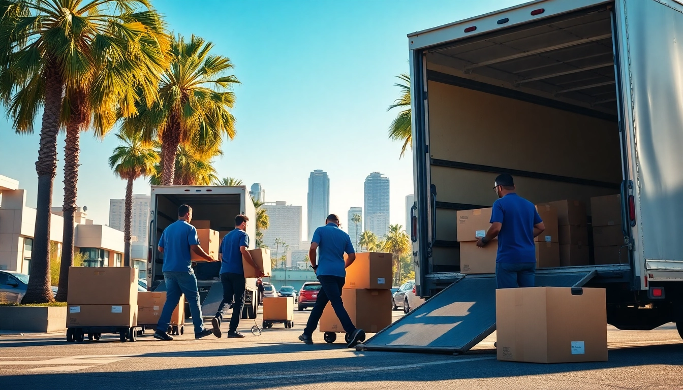Moving and Storage San Diego professionals loading a truck with care