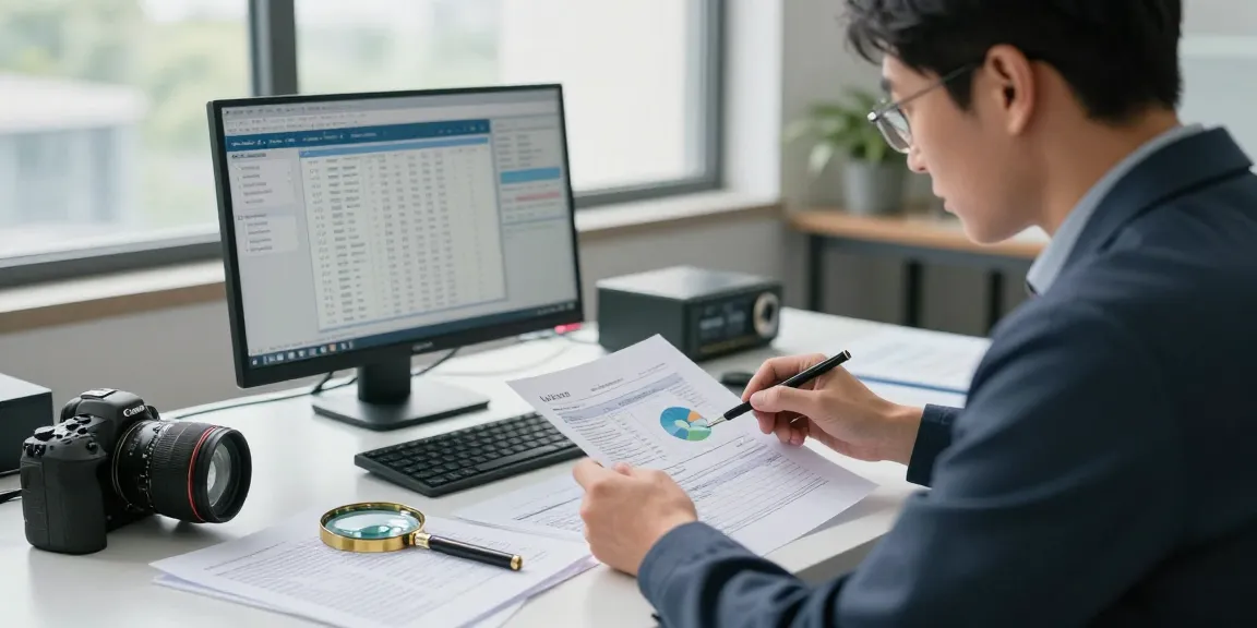 Ruang kerja profesional AAFI Kota Cimahi dengan auditor melakukan analisis dokumen keuangan di aafikotacimahi.org