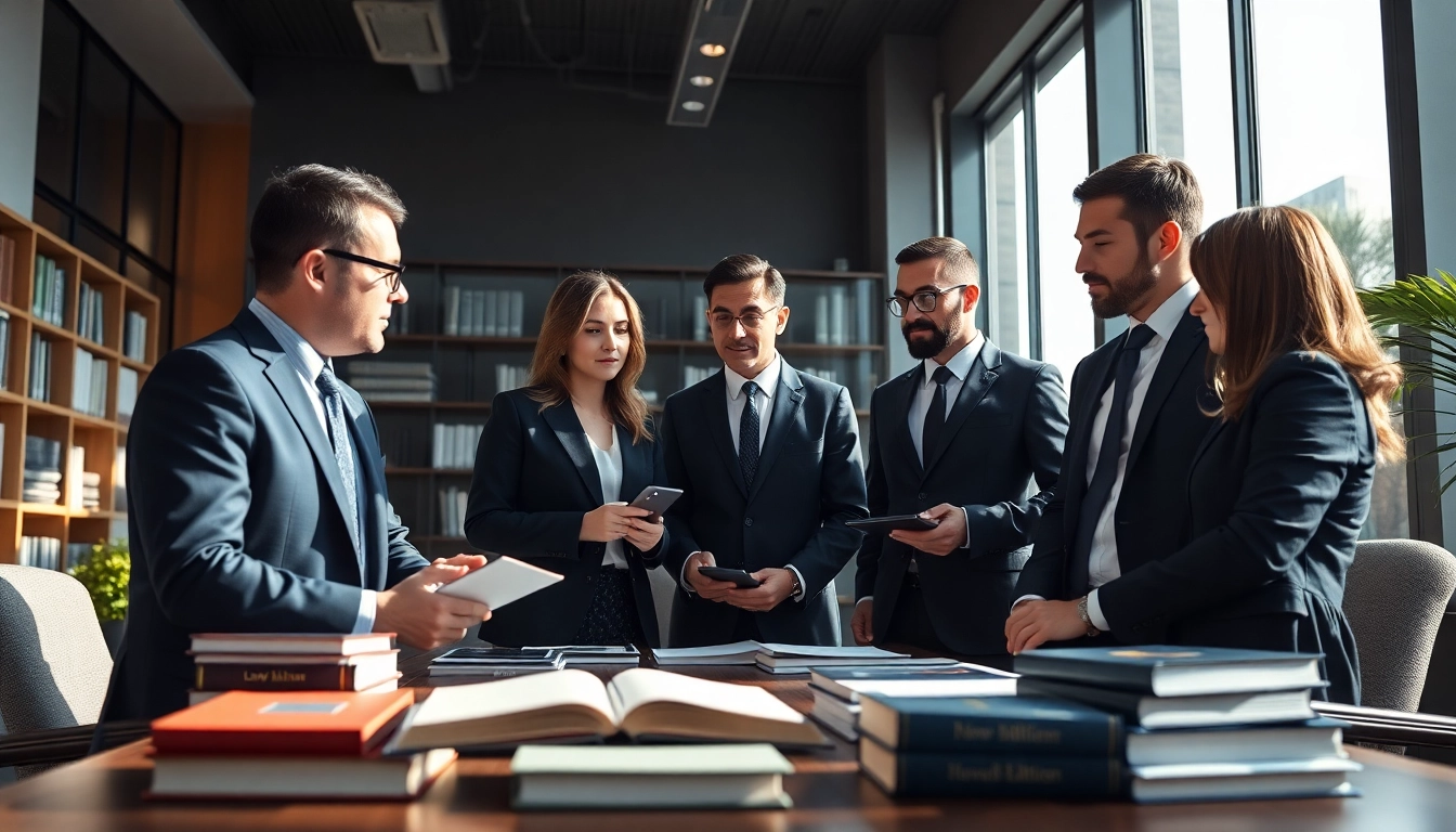 Lawyers at https://www.steinhardtlawfirm.com collaborating in a modern office with natural light.
