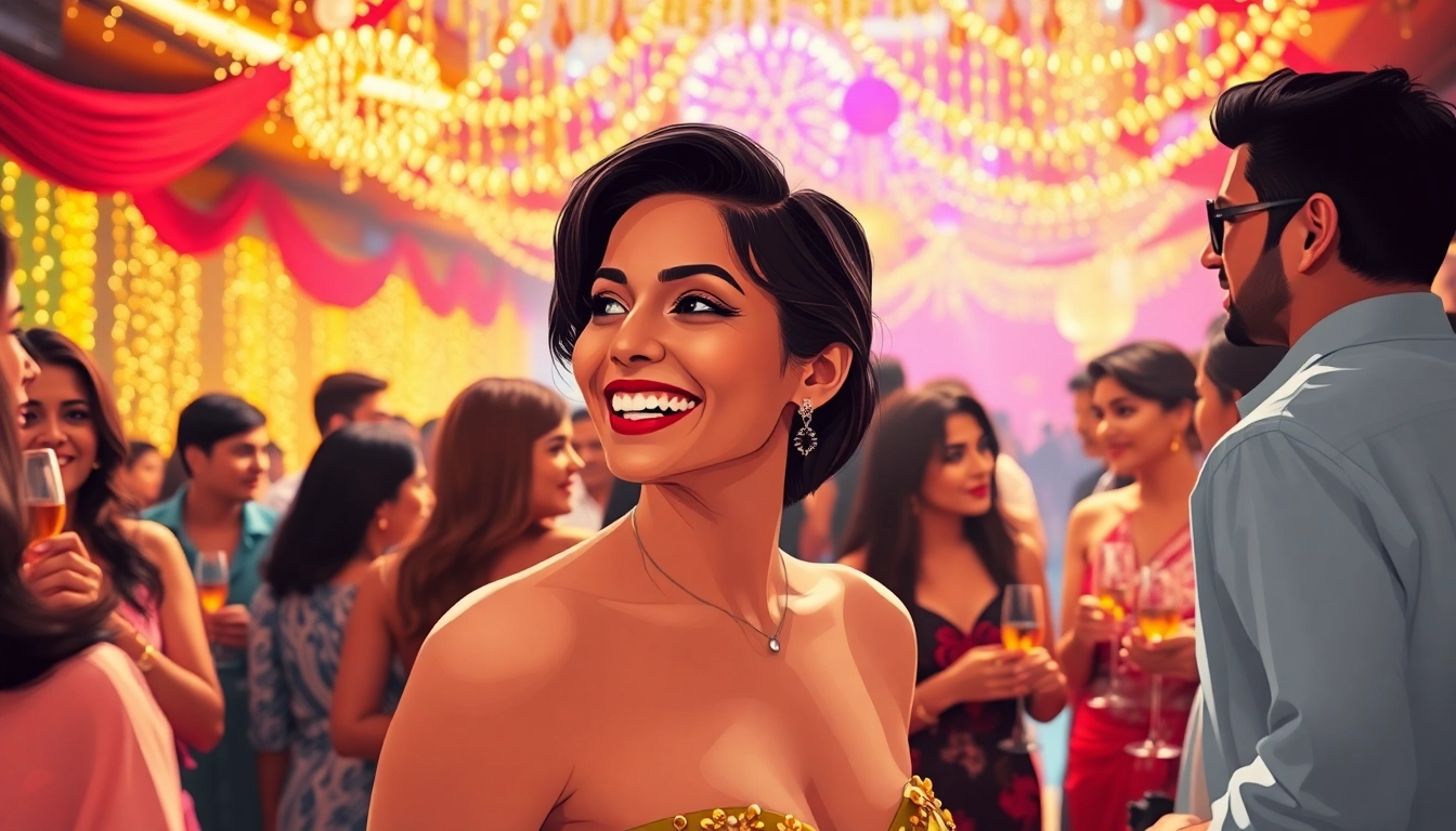 Engaging Bollywood gossip scene highlighting exclusive stories on https://theopinionatedindian.com