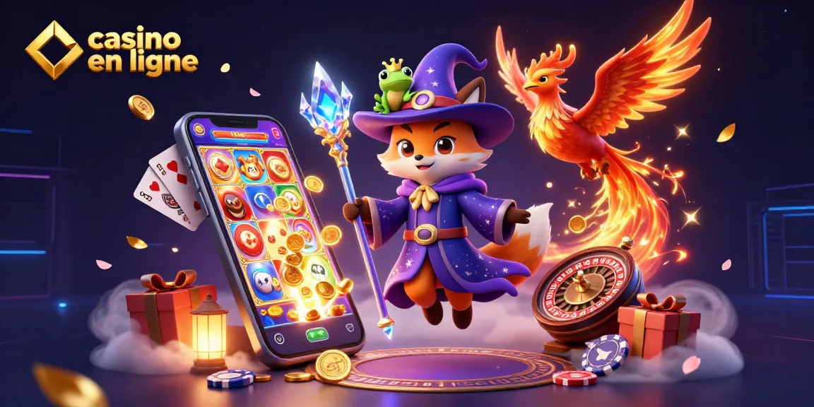 Jouez chez le meilleur casino en ligne avec ce magicien et son phénix, le tout agrémenté de jeux captivants.