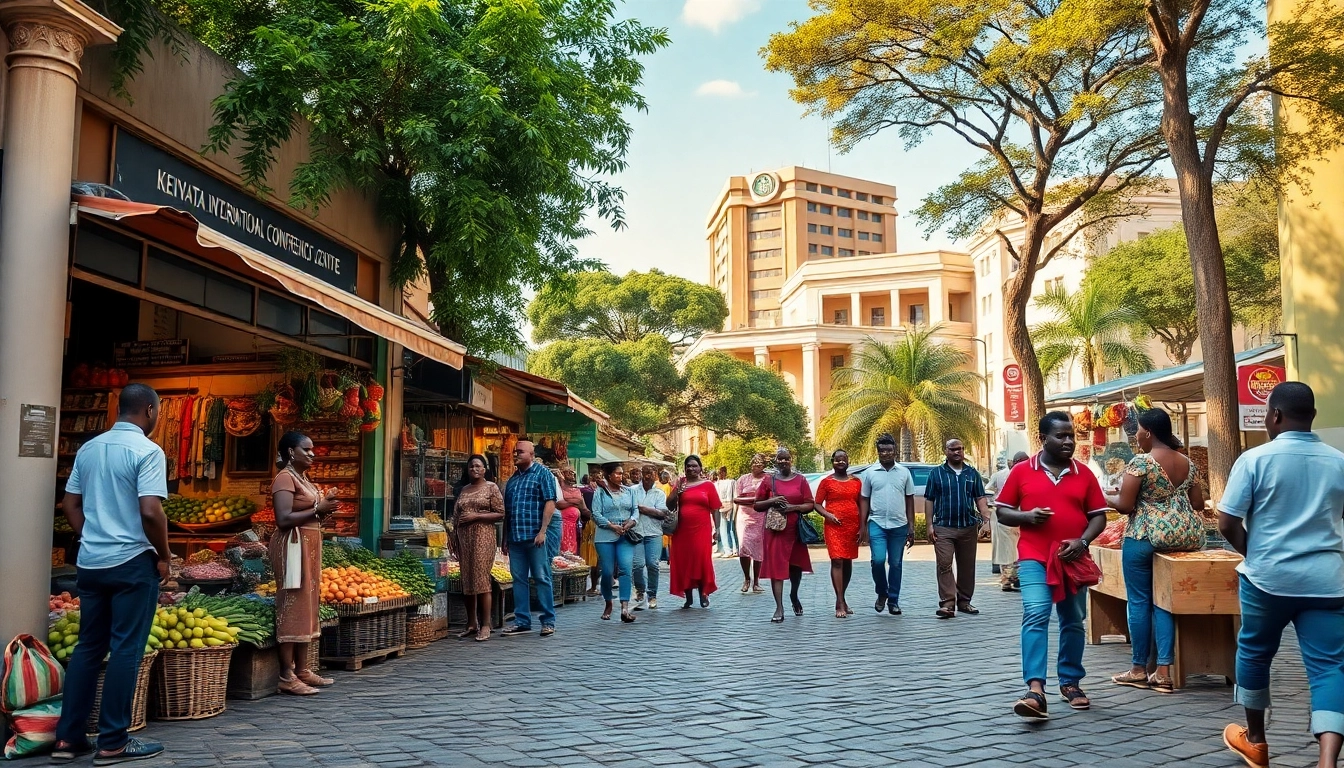 Engage with Kenya News Today through a vibrant Nairobi street scene rich in culture and energy.