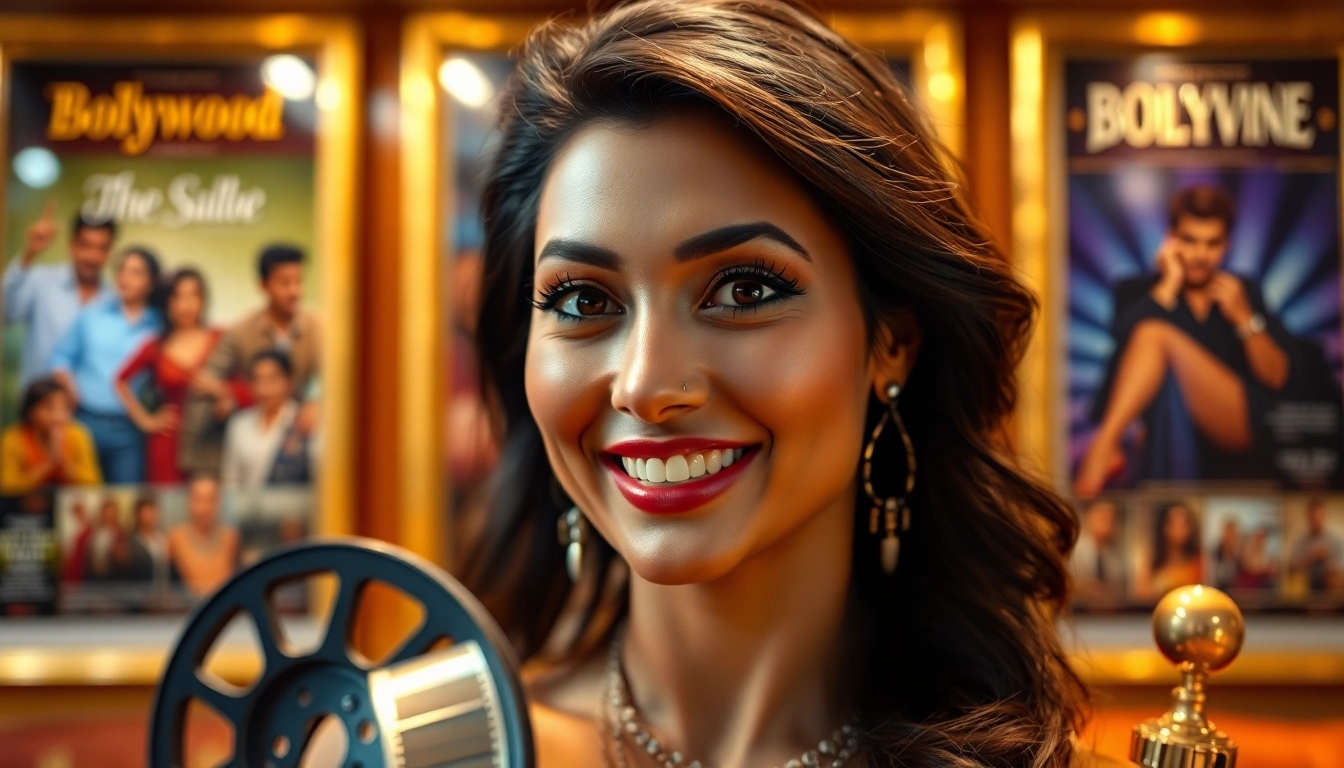Showcase a Bollywood celebrity celebrating their success on https://bollywoodcelebnetworth.in.