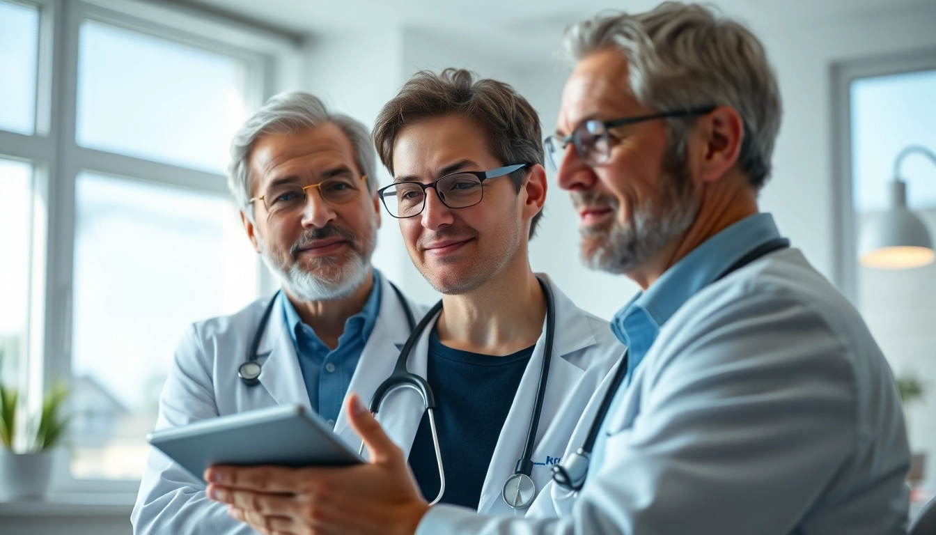Engaging private gp consultation with a patient and doctor in a warm healthcare setting.