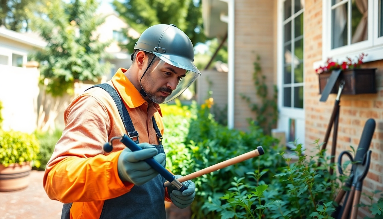 Contact insect control company offering inspection and expert advice for pest issues.