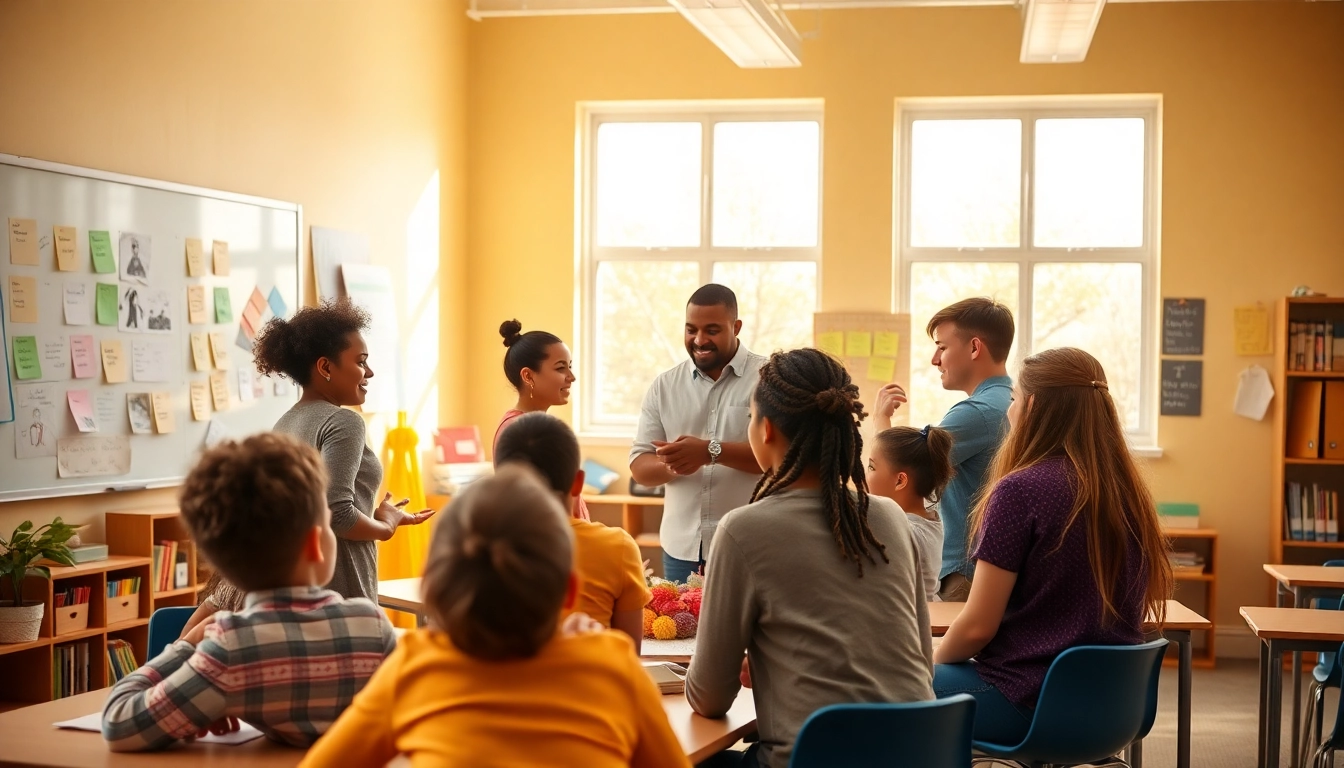 Engage students in interactive Education activities in a diverse classroom setting.