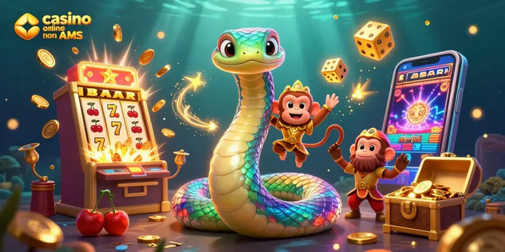 Giocare ai casinò online non AAMS con simboli di vincita e giochi emozionanti.