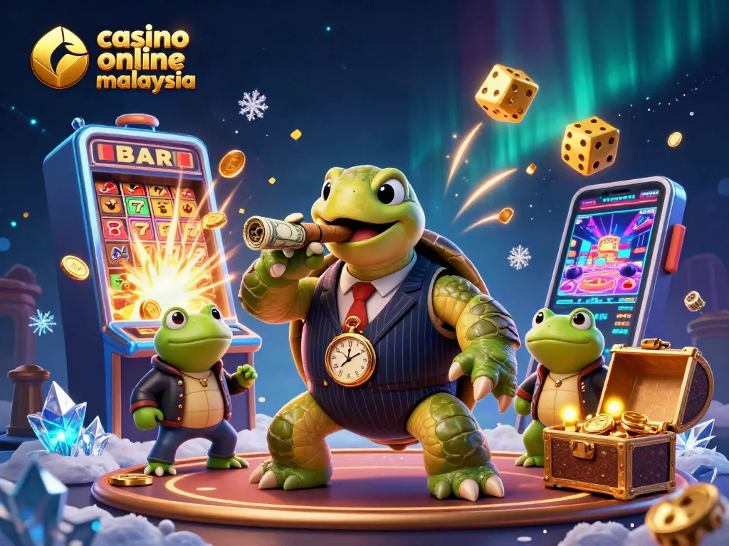 Experience the thrill at casino online malaysia with vibrant scenes featuring games, characters, and stunning visuals.