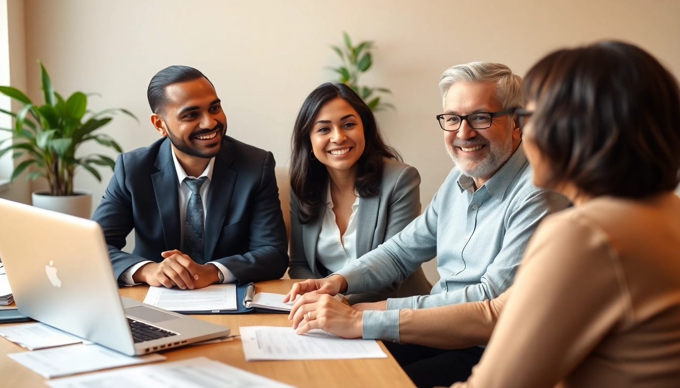 Seattle Social Security Disability Lawyers advising clients in a welcoming office environment.
