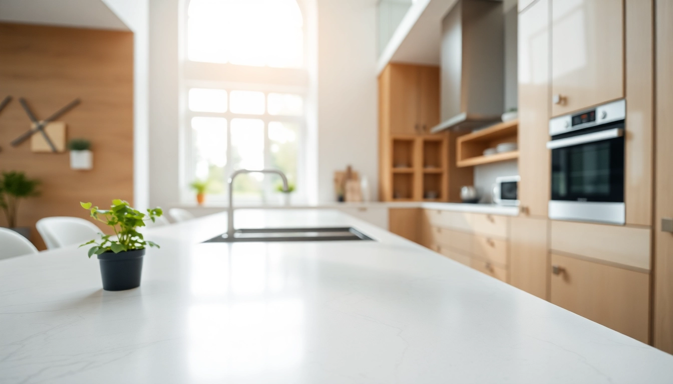 Enhance your kitchen with exquisite Porcelain Worktops London showcasing sleek design and durable finish.