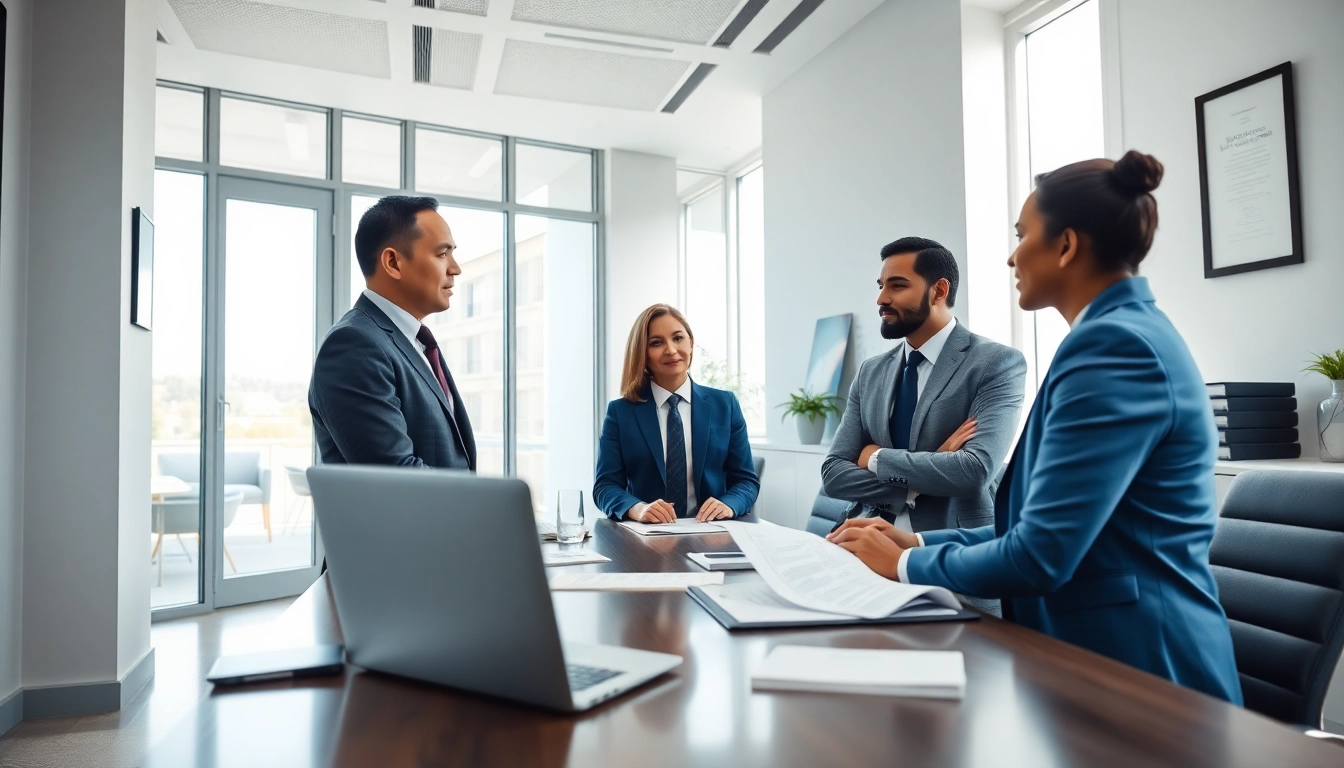 Consultation at https://www.ihavealawsuit.com highlighting a professional legal discussion in a modern office.