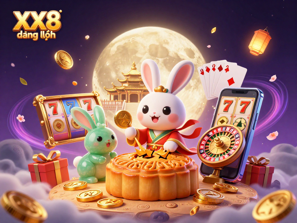 Engage in gambling with the captivating XX8 đăng nhập featuring lively characters and vibrant slot game elements.